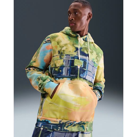 Nike Standard Issue Therma-FIT Pullover Basketball Hood Medium HV3516-365 NWT
